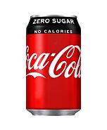 可口可乐零度无糖零卡汽水碳酸饮料330ml