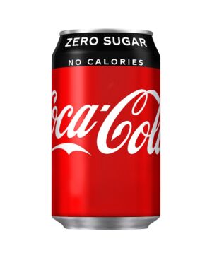可口可乐零度无糖零卡汽水碳酸饮料330ml