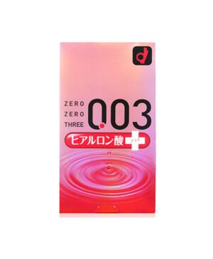 冈本 0.03透明质酸粉红盒避孕套 10片装