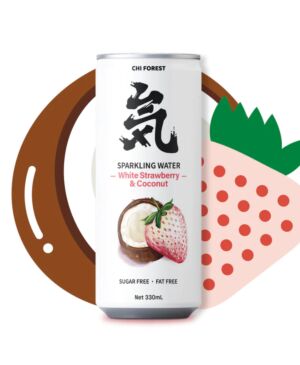 【单罐】元气森林 白草莓椰子味330ml