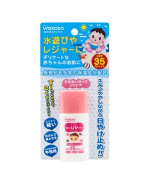 日本Wakodo和光堂儿童物理防晒霜SPF35+ 30g