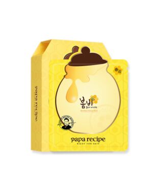  【黄春雨】整盒装 韩国Papa Recipe春雨蜂蜜天然蜂胶面膜 10片装