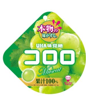 日本UHA悠哈味觉糖果汁软糖 麝香葡萄味48g