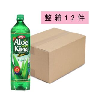 【整箱特惠】 韩国OKF 芦荟汁 1.5L 12件