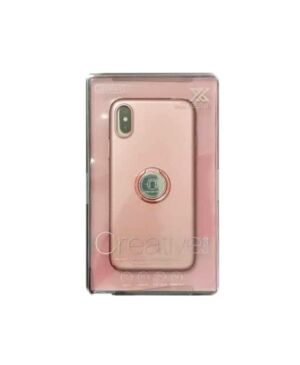 乔威/JOWAY BHK35 粉色iPhone X指环扣磁吸保护壳