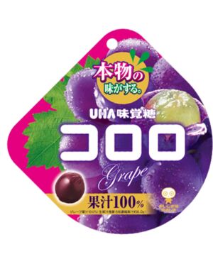 日本UHA悠哈味觉糖果汁软糖 葡萄口味48g