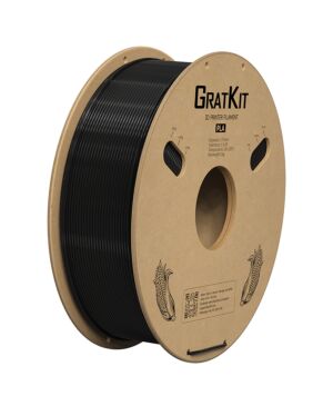 GratKit PLA耗材（4032D）1.75mm 1kg纸盘 黑色