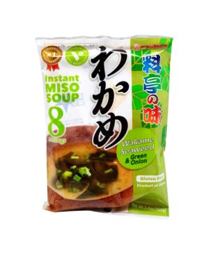 MARUKOME 裙带菜味噌汤（素食）8pcs 153g