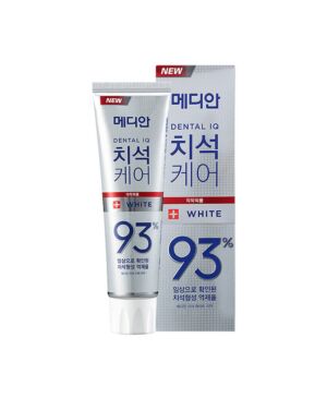 白色 韩国MEDIAN麦迪安 93%去牙渍防牙石牙膏 120g 柑橘薄荷香