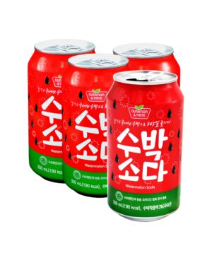 韩国进口 Nutrition & Taste 西瓜味苏打汽水 350ml