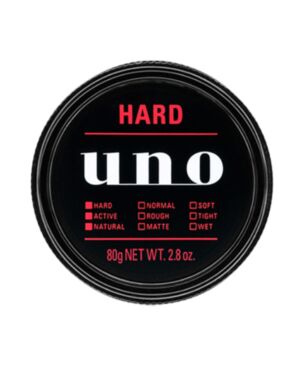 日本UNO男士发泥发蜡80g 强力塑性哑光