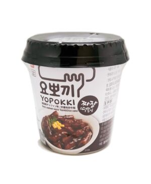 韩国进口Yopokki辣炒年糕即食杯炸酱味120g