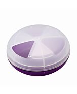 Mini Plastic Pill Case Box Tablets Storage Organiser - Purple