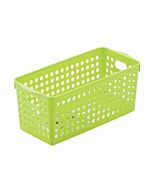 Multi Purpose Plastic Handy Fruit Vegetable Basket Kitchen Office Storage Tidy Organiser 4572 - Green