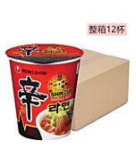 NONGSHIM Shin Ramyun Cup Noodles 68g *12 Cups