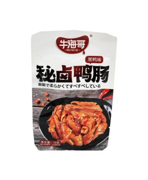 [Buy 1 Get 1 Free] NIUHAIGE Black duck flavor braised duck intestines 15g