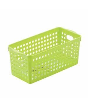 Multi Purpose Plastic Handy Fruit Vegetable Basket Kitchen Office Storage Tidy Organiser 4572 - Green