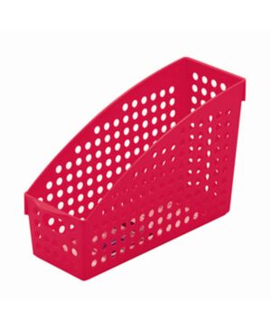 Plastic Basket Storage Organiser A4 Documents Storing Stand - Rose