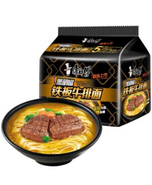 KM B. Pepper Steak Noodle 104g*5