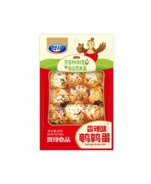 [Buy 1 Get 1 Free] XIANGE Spicy Quail Eggs with Shell 80g
