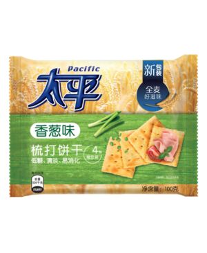 PACIFIC Crackers-Scallion Flavor 100g