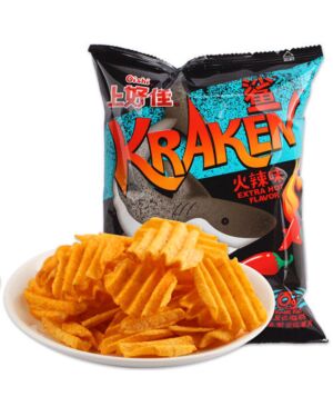 OS Kraken Potato Chips-Extra Hot 60g