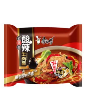 KSF Instant Noodles- Hot &Sour artificial Beef Flavour 110g