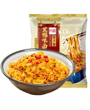 BAIJIA AKUAN Sichuan Broad Noodles-Sweet and Spicy 100g