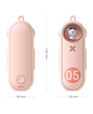 【 Pink 】 Portable USB mini pet hand warmer