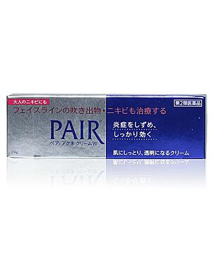 Japan Lion PAIR ACNE Medicated Acne Care Cream W 24g 