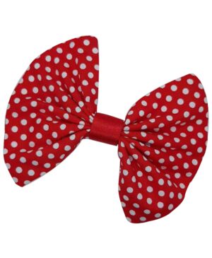 Red spots christmas hairpin（Handmade in UK）