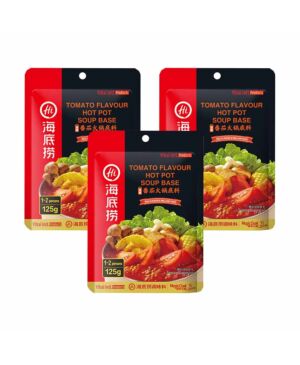 【Three Packs Special】HDL Hotpot Soup Base - Tomato for one 125g