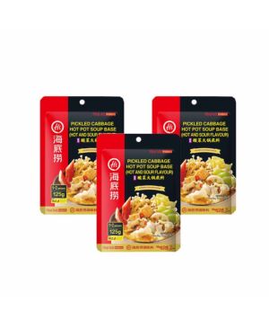 【Three Packs Special】HDL Hotpot Seasoning - Hot and Sour Flavour 125g