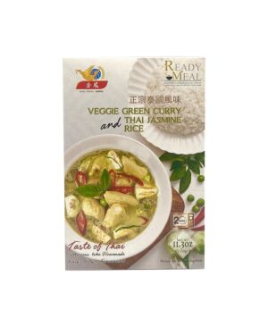 Golden Phoenix veggle green curry with thai jasmine rice 320g
