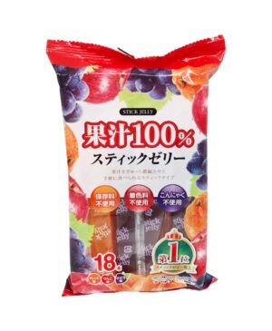 Ribon Fruit Juice Jelly Sticks 280g