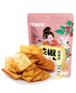 [Buy 1 Get 1 Free] HUAJIAOSHIJIA Prickly Ash Bread Slice-Hot&Spicy Flavour 150g
