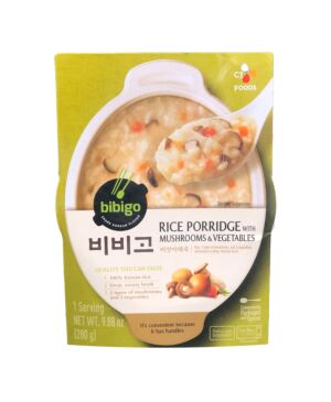 CJ Rice Porridge With Mushroom & Vegetable 280g