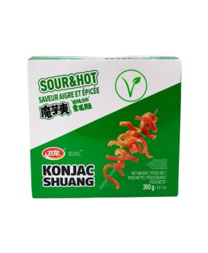 【box】WEILONG Konjac Strip Sour Spicy Flavour  18g*20