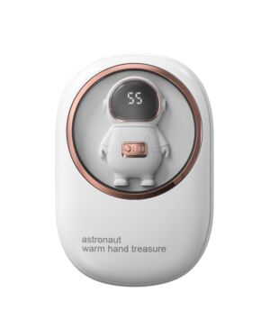 [Space capsule] 2-in-1 Hand Warmer Power Bank White