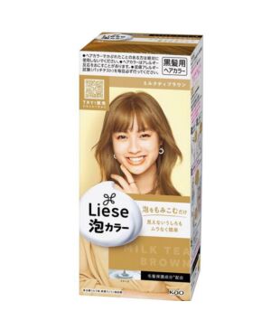 Japan Kao Bubble Hair Dye-milk tea brown