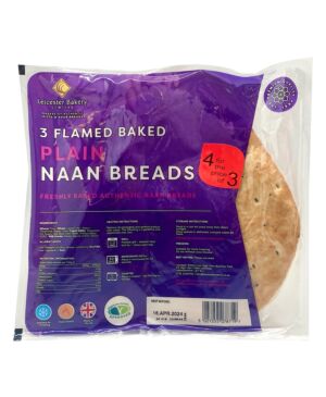 Leicester Bakery Original Naan Breads（Large）500g