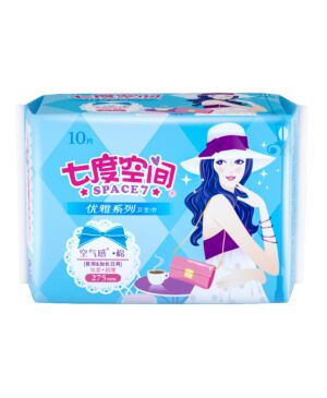 SPACE7 Sanitary Towels-275mm Night Use 10pcs