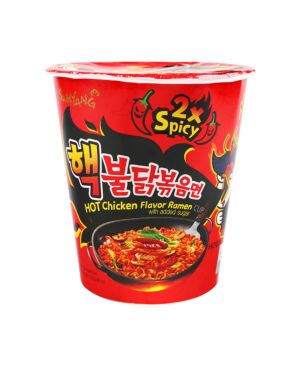 SAMYANG Noodles Hot Chicken Flavour Ramen 70g Cup 2x Spicy