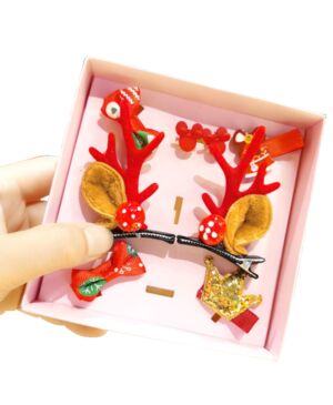[F section] Christmas hair accessories 8-piece gift box