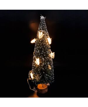 Christmas tree 8 LED warm white lights