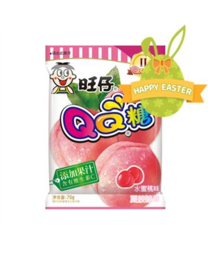 【Easter Special offers】WANT WANT QQ Candy - Peach 70g