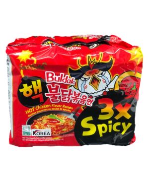 SAMYANG Halal Three Spicy Chicken Flavour Ramen Noodles 140g*5