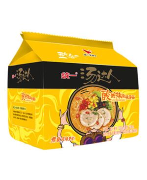 [Buy 1 Get 1 Free] Uniform Tangda Instant Noodle Bag 130g*5 Bag SPICY PORK BONE