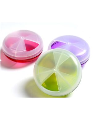  Mini Plastic Pill Case Box Tablets Storage Organiser - Green
