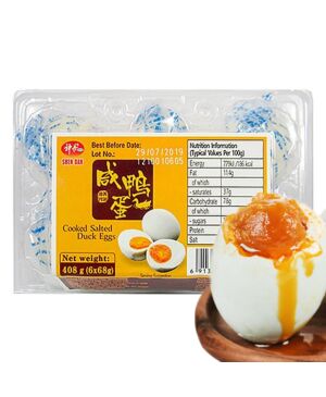 SD Cooked Salted Duck Egg 6x68g